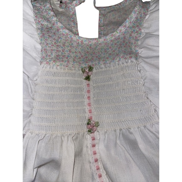 Evy Of California Vintage Girls USA Made Lace Dress T-2 Flower Dress Big‎ Doll - Picture 7 of 16